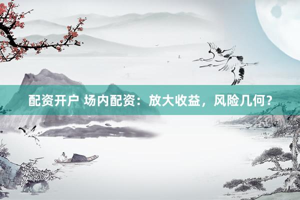 配资开户 场内配资：放大收益，风险几何？